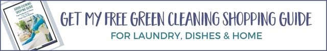 Green Cleaning Shopping Guide 2022 banner