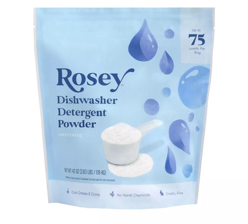 rosey dishwasher detergent powder