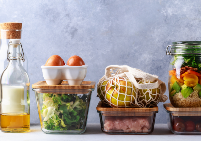 Plastic-free Kitchen Glass Food containers