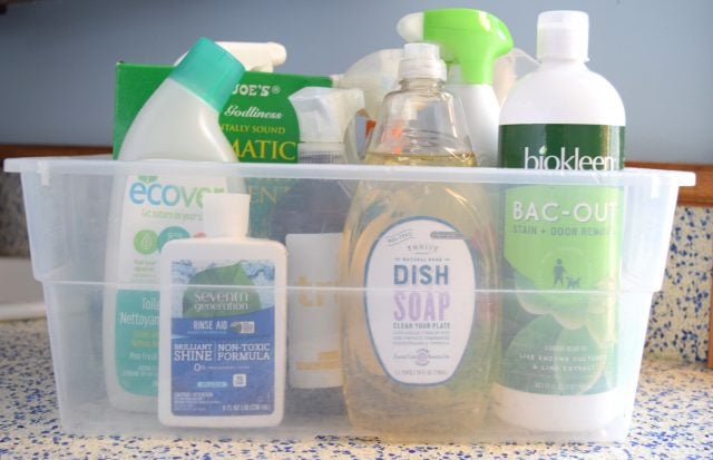 The Best Green Cleaning Brands under my sink.