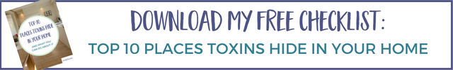 Top 10 Places Toxins Hide in Your Home checklist